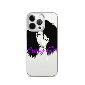 Curly Girl iPhone Case