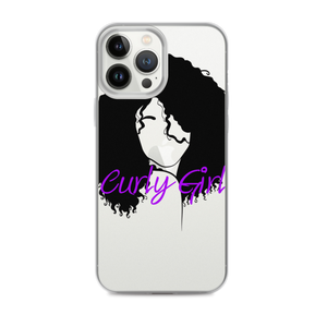 Curly Girl iPhone Case