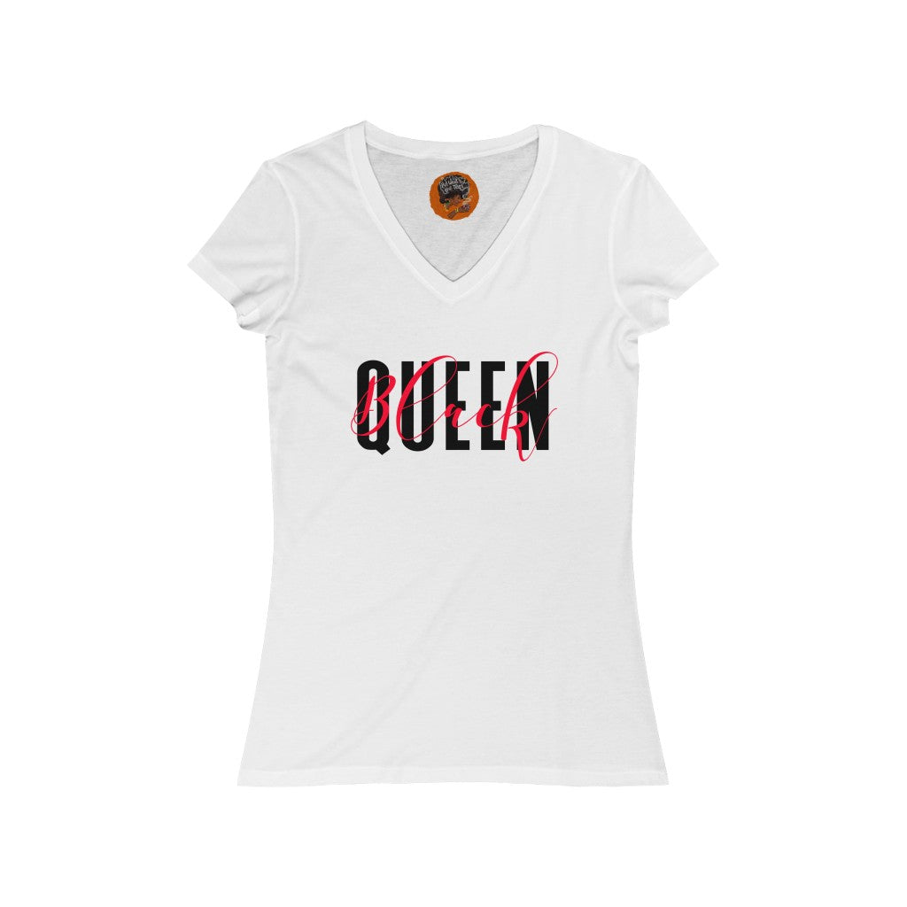 Black Queen V-Neck Tee