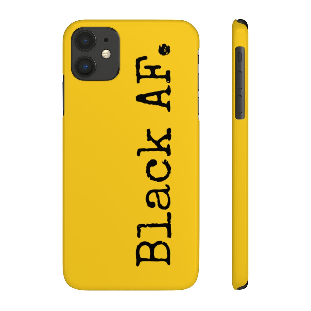 Black AF.  Mate Slim Phone Case