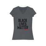 Load image into Gallery viewer, Black Lives Matter Women&#39;s V-Neck Tee
