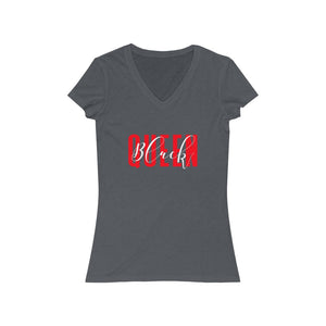 Black Queen V-Neck Tee