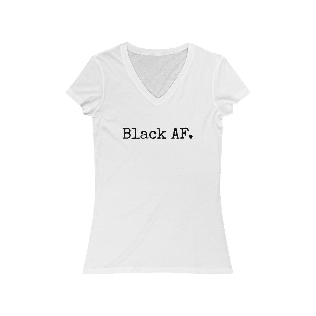 Black AF. V-Neck Tee