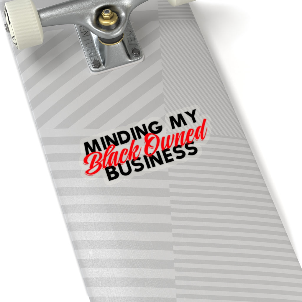 Minding My Black Owned Business Stickers