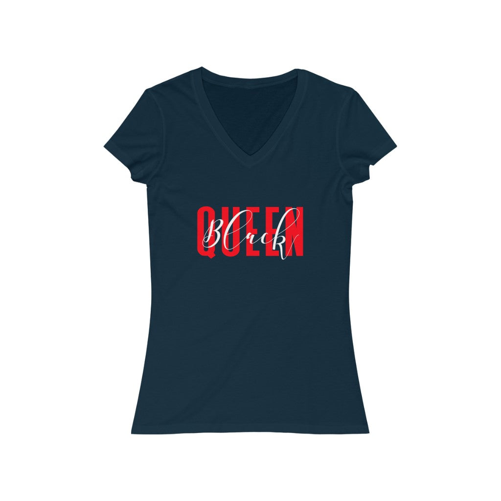 Black Queen V-Neck Tee