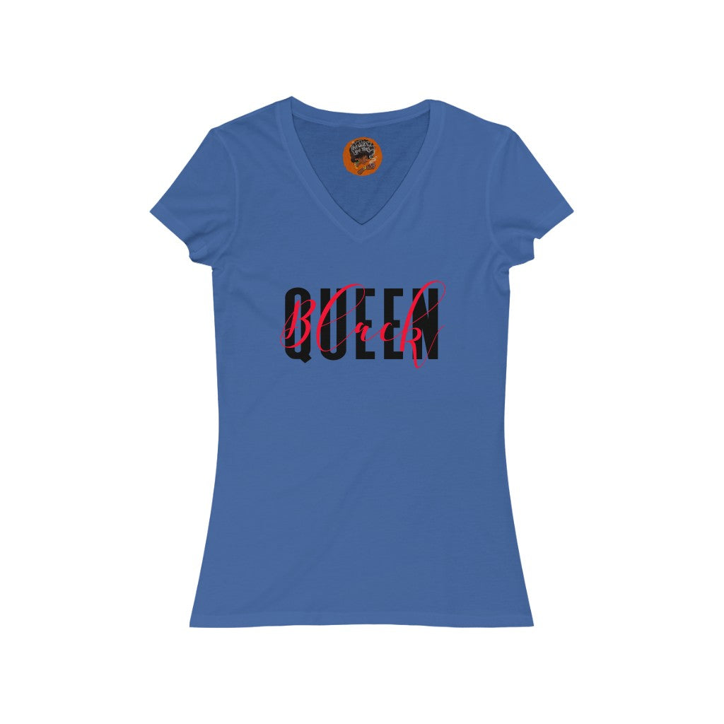 Black Queen V-Neck Tee