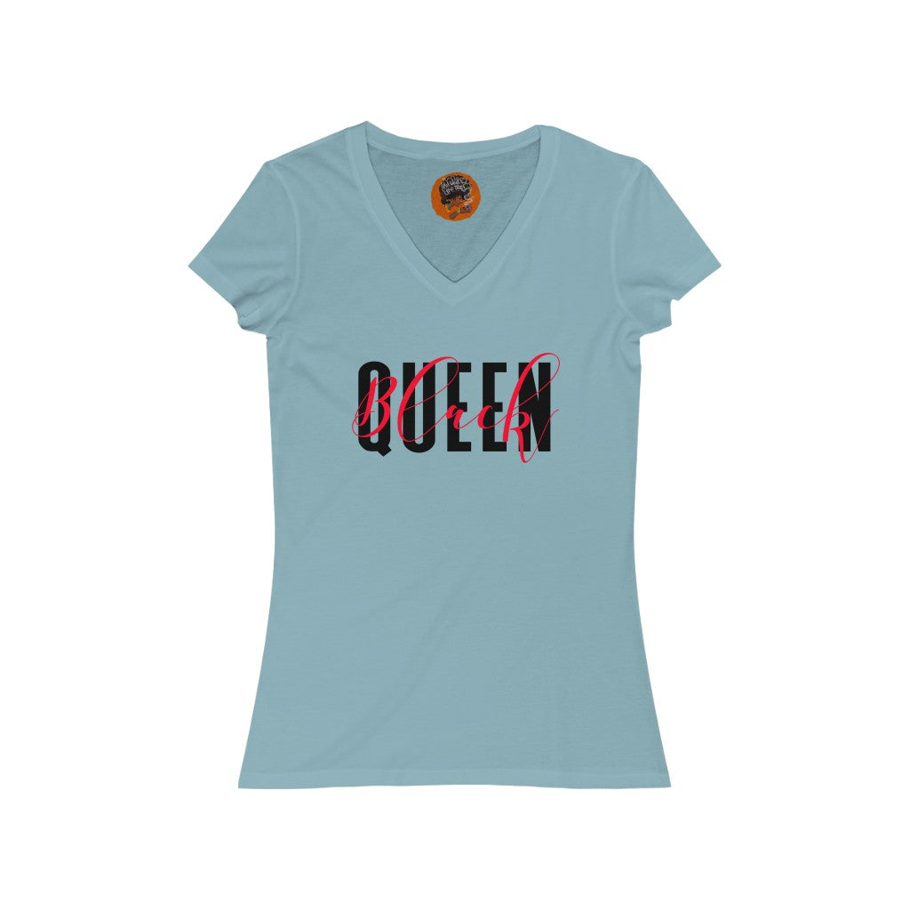 Black Queen V-Neck Tee