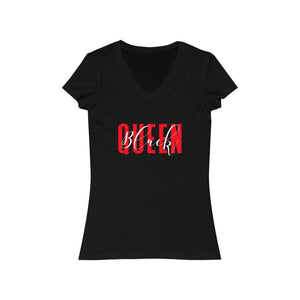 Black Queen V-Neck Tee