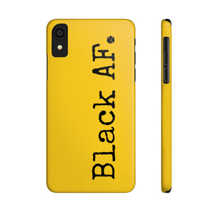 Black AF.  Mate Slim Phone Case