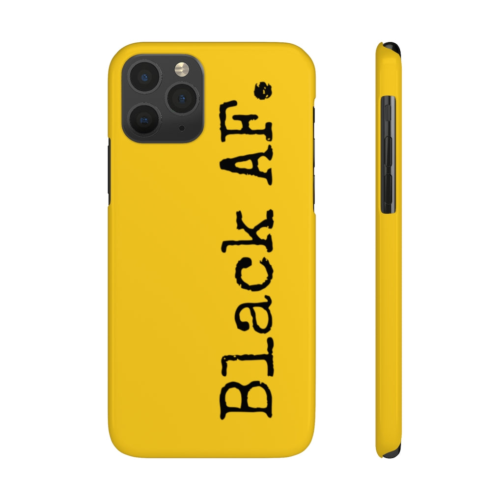 Black AF.  Mate Slim Phone Case