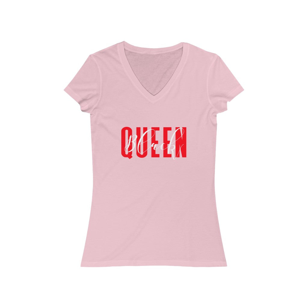 Black Queen V-Neck Tee