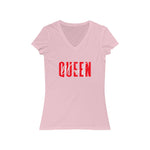 Load image into Gallery viewer, Black Queen V-Neck Tee
