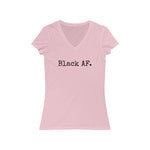 Load image into Gallery viewer, Black AF. V-Neck Tee
