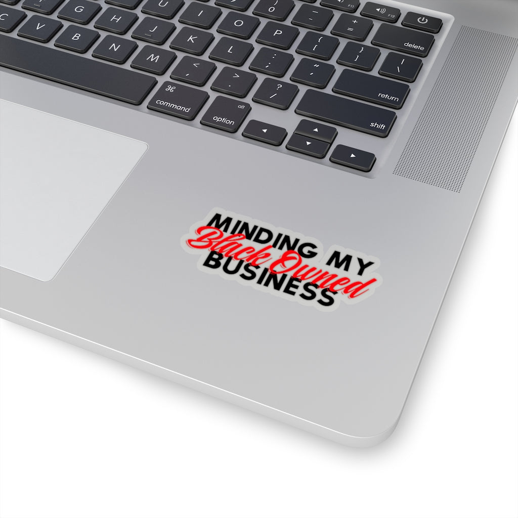 Minding My Black Owned Business Stickers