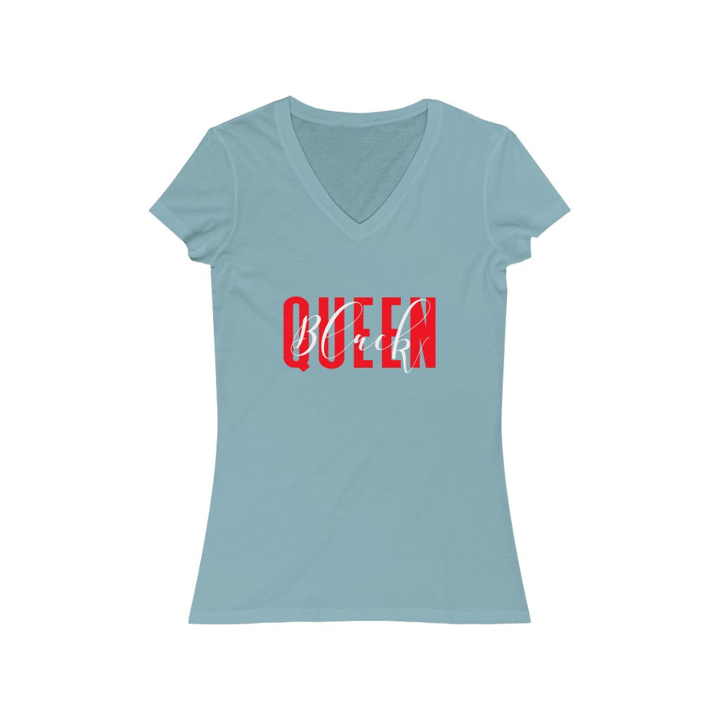 Black Queen V-Neck Tee