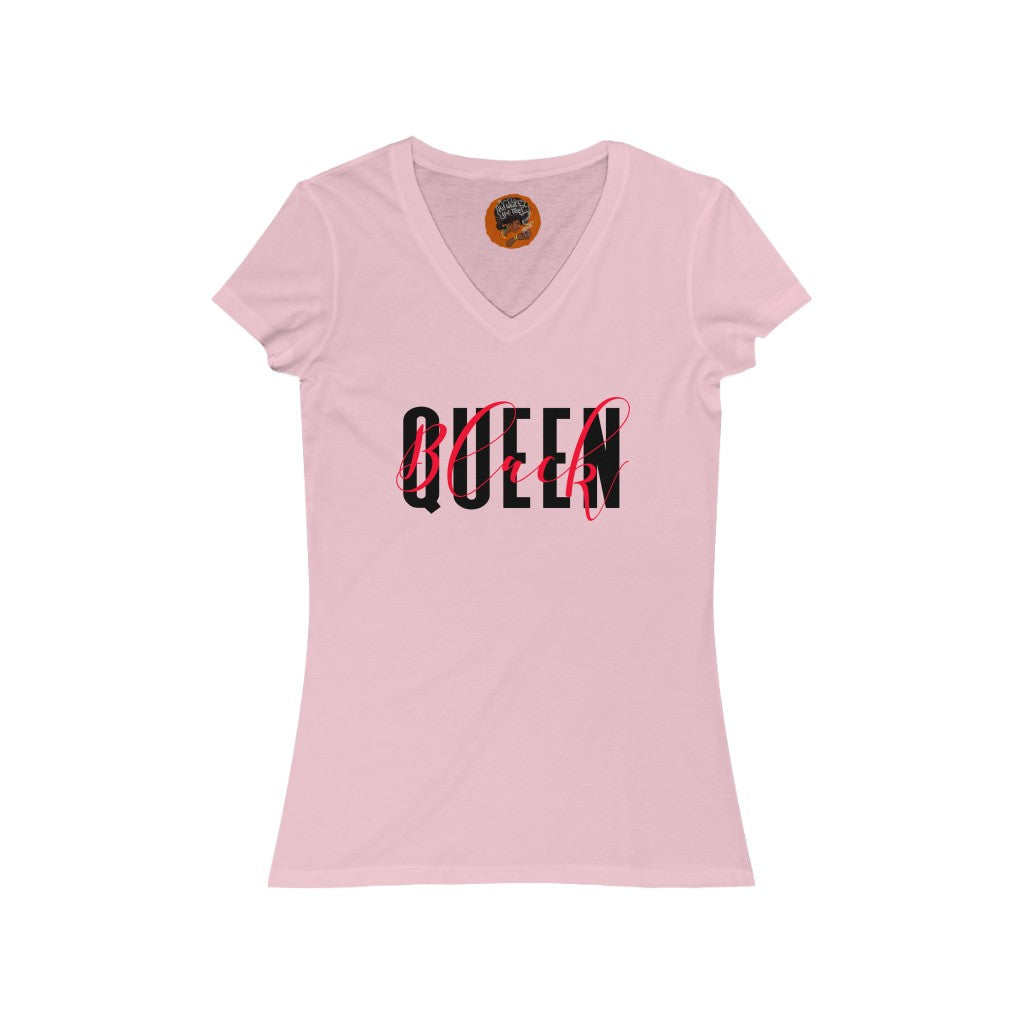 Black Queen V-Neck Tee