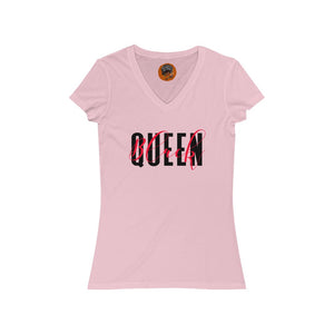 Black Queen V-Neck Tee