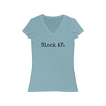 Load image into Gallery viewer, Black AF. V-Neck Tee
