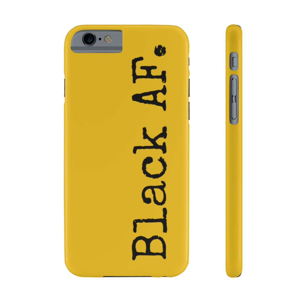 Black AF.  Mate Slim Phone Case