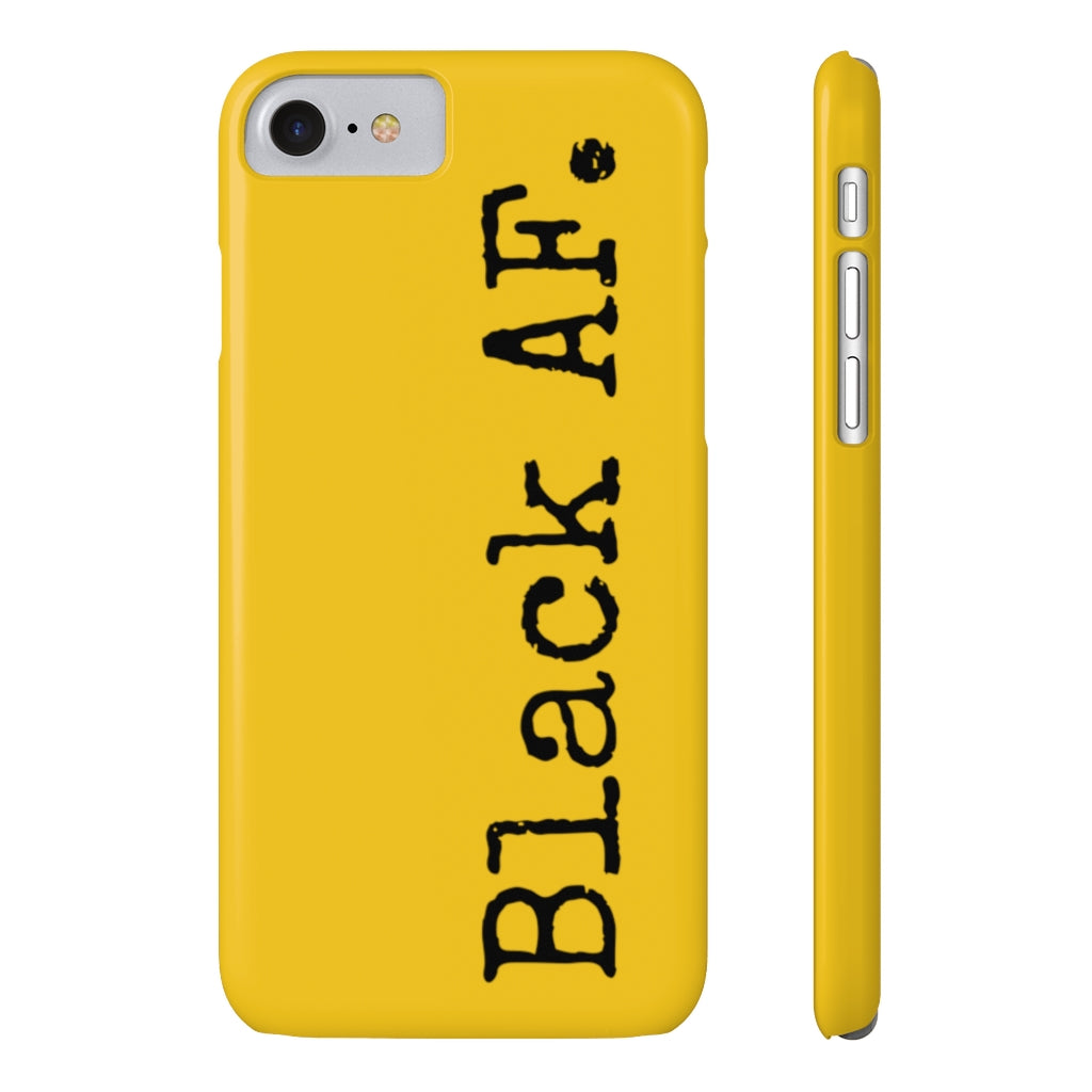 Black AF.  Mate Slim Phone Case