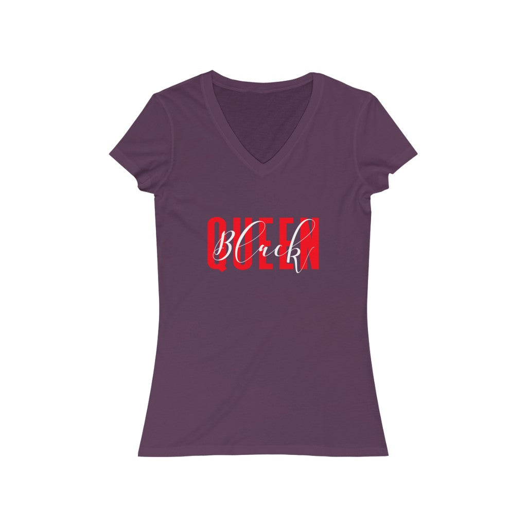 Black Queen V-Neck Tee