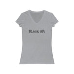 Load image into Gallery viewer, Black AF. V-Neck Tee
