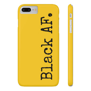 Black AF.  Mate Slim Phone Case