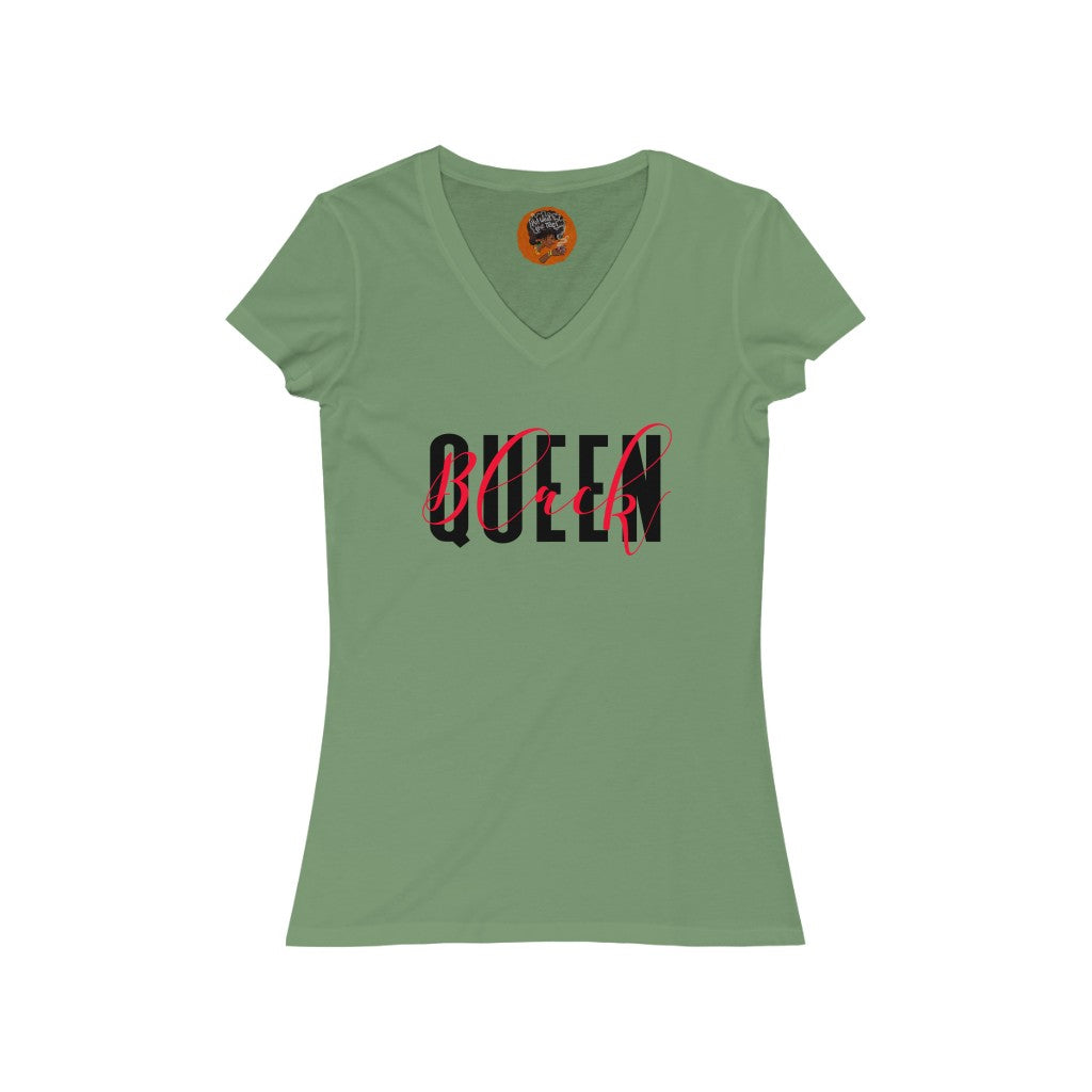 Black Queen V-Neck Tee