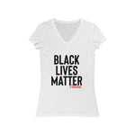 Load image into Gallery viewer, Black Lives Matter Women&#39;s V-Neck Tee
