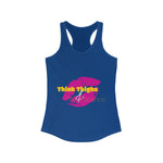 Load image into Gallery viewer, Thick Thighs &amp; Thin Patience  Racerback Tank
