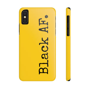 Black AF.  Mate Slim Phone Case