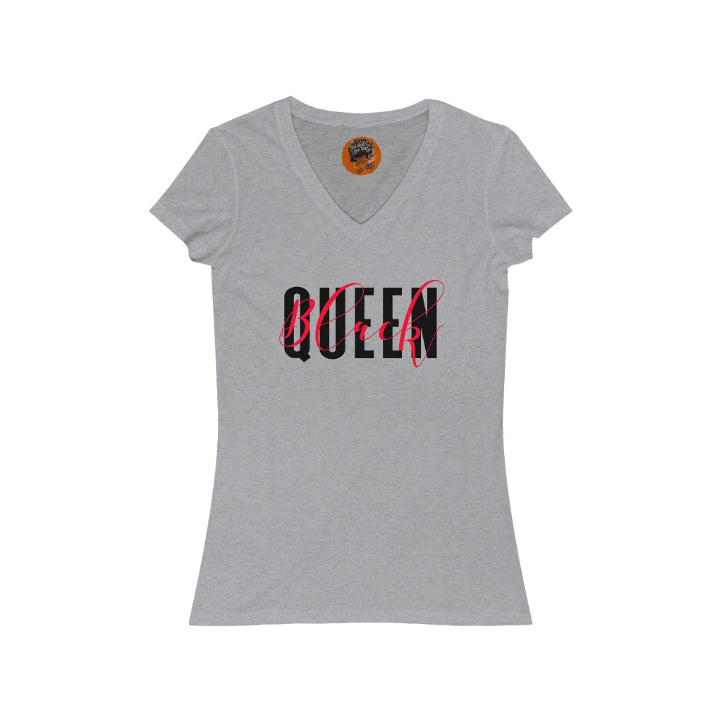 Black Queen V-Neck Tee