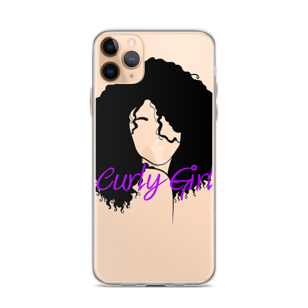 Curly Girl iPhone Case