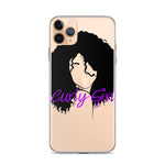 Load image into Gallery viewer, Curly Girl iPhone Case
