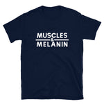 Load image into Gallery viewer, Muscles &amp; Melanin Unisex Tee
