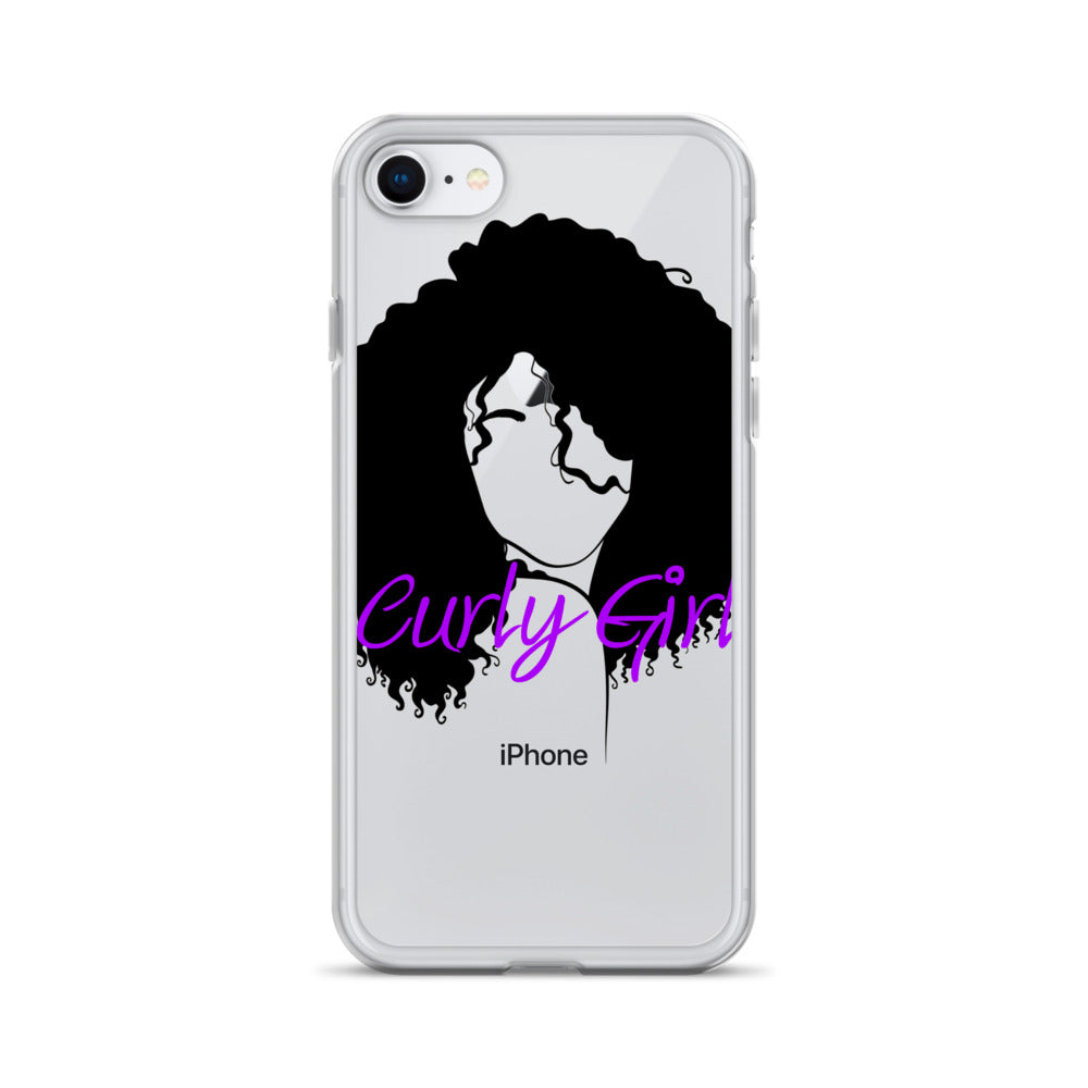 Curly Girl iPhone Case