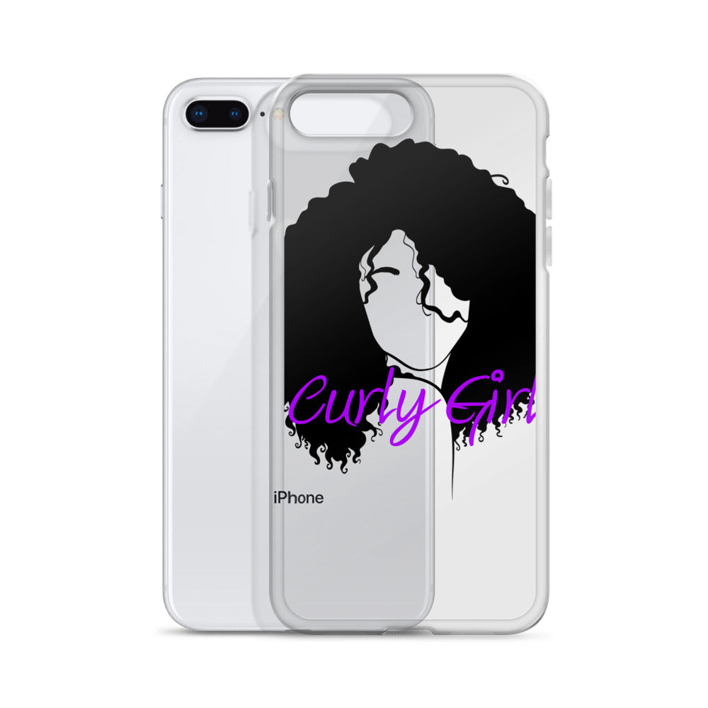 Curly Girl iPhone Case