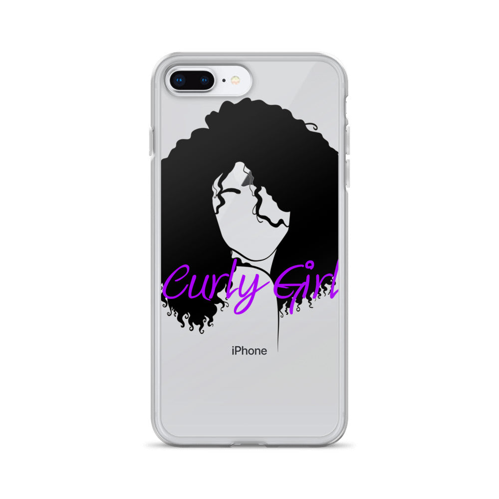 Curly Girl iPhone Case