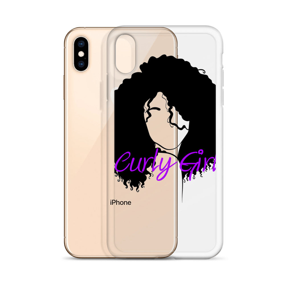 Curly Girl iPhone Case