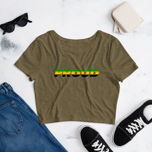 Proud Jamaican Crop Tee