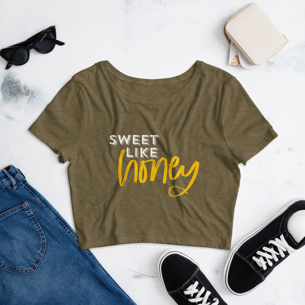 Sweet Like Honey Crop Tee