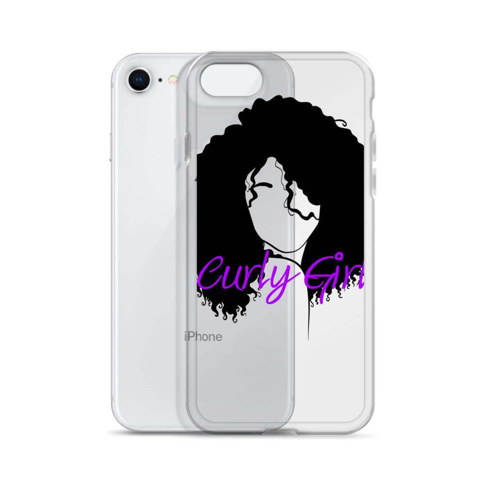 Curly Girl iPhone Case