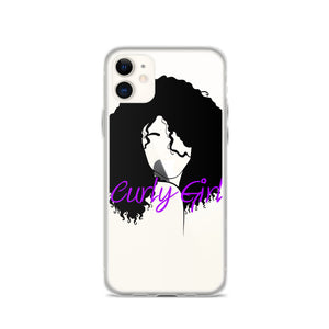 Curly Girl iPhone Case