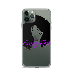 Curly Girl iPhone Case