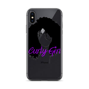 Curly Girl iPhone Case